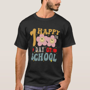 Frohe 100. Schultage Lehrer Schüler Kinder   T-Shirt
