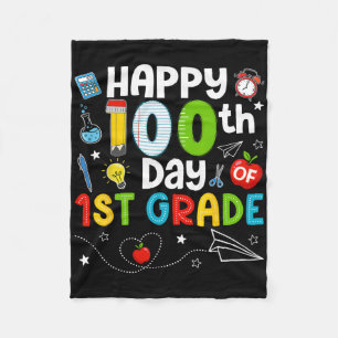 Frohe 100. Tag des 1. Klasse-Lehrers 100 Tage S Fleecedecke