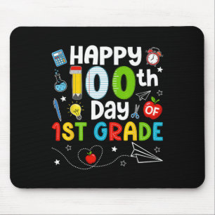 Frohe 100. Tag des 1. Klasse-Lehrers 100 Tage S Mousepad