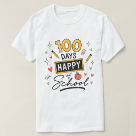 Frohe 100 Tage Schule Lehrer Kindergarten T-Shirt