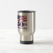 Frohe 250. Amerika Reisebecher (Mittel)