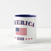 Frohe 250. Amerika Tasse (Zentrum)