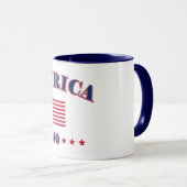 Frohe 250. Amerika Tasse (VorderseiteRechts)