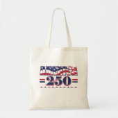 Frohe 250. Amerika Tragetasche (Vorne)