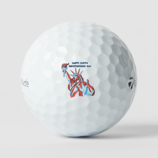 Frohe 250. Unabhängigkeitstag 1776-2026 Golfball (Vorderseite)