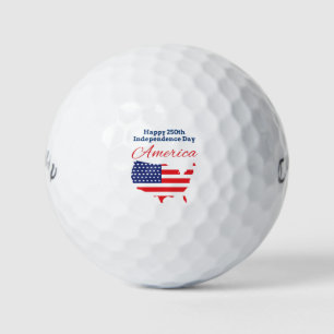 Frohe 250. Unabhängigkeitstag Amerika 1776 -2026! Golfball
