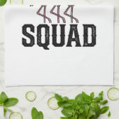 Frohe 4. Juli Flamingo Squad Vektor Design_1 Geschirrtuch (Gefaltet)