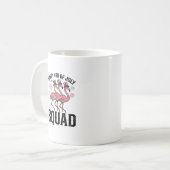 Frohe 4. Juli Flamingo Squad Vektordesign_1 Kaffeetasse (Vorderseite Links)