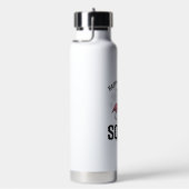 Frohe 4. Juli Flamingo Squad Vektordesign_1 Trinkflasche (rechts)