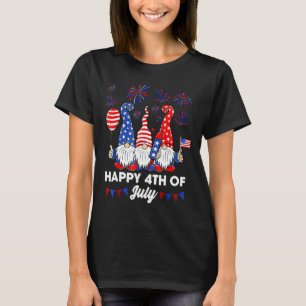 Frohe 4. Juli Gnome T-Shirt