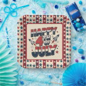 Frohe 4. Juli Pappteller (Party)