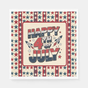 Frohe 4. Juli  Serviette