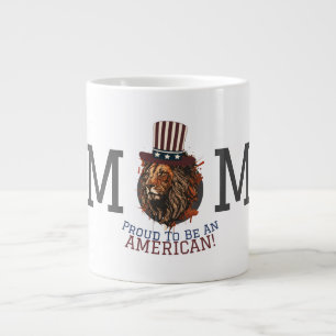 Frohe 4. Juli Unabhängigkeitstag Amerikanische Par Jumbo-Tasse