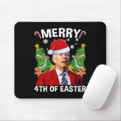 Frohe 4. Osterfest Biden Ugly Christmas Swe Mousepad (Mit Mouse)