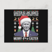 Frohe 4. Osterfest Biden Ugly Weihnachten (Vorderseite)