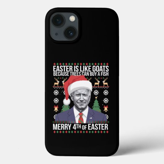 Frohe 4. Osterfest Biden Ugly Weihnachten Case-Mate iPhone Hülle (Rückseite)