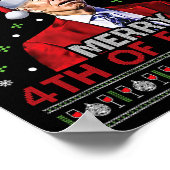 Frohe 4. Osterfest Joe Biden Ugly Xmas Geschenk Poster (Ecke)