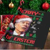 Frohe 4. Osterfest Joe Biden Weihnachten Geschenkpapier