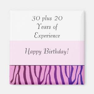 Frohe 50. Geburtstag Magnet