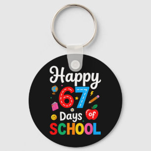 Frohe 67 Schultage Lehrer Kinder Lustig 67 Meme Schlüsselanhänger