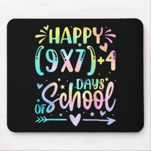 Frohe 67 Schultage Mathelehrer Schüler Sechs  Mousepad