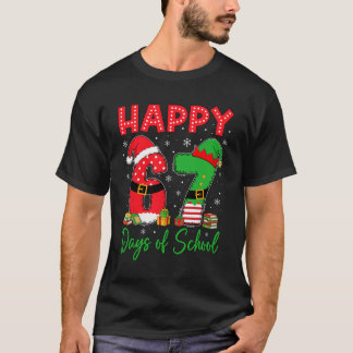 Frohe 67 Schultage Six Seven 67 Weihnachten San T-Shirt