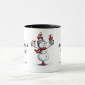 "Frohe alles!" Custom Christmas Tasse (Zentrum)