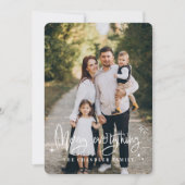 Frohe Alles Familie Weihnachten Weihnachtskarte (Vorderseite)