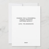 Frohe alles Schwarze Labrador Weihnachten (Rückseite)