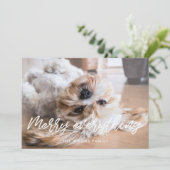 Frohe alles Weihnachten Modernes Foto (Stehend Vorderseite)