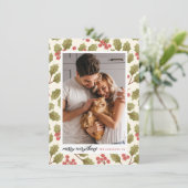 Frohe Alles Weihnachten Weihnachten Holly & Holida (Stehend Vorderseite)