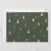 Frohe alles Weihnachts-Foto-Karte Feiertagskarte (Rückseite)