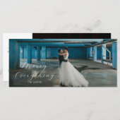 Frohe alles Weihnachts Weihnachtsgrüße Karte (Vorne/Hinten)