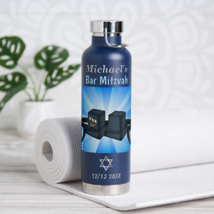 Frohe Bar Mitzwah 20XX Tefillin Mazel Tov!  Trinkflasche