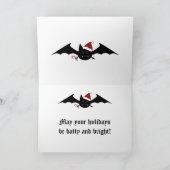 Frohe Batmas alberne gotische Schläger Weihnachten (Innenseite)