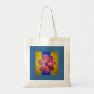 Frohe Blumen-Tasche Tragetasche