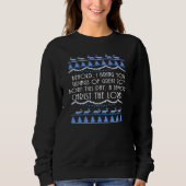 Frohe Botschaft zu Weihnachten Sweatshirt (Vorderseite)