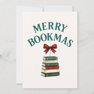 Frohe Buchweihnacht  Feiertagskarte
