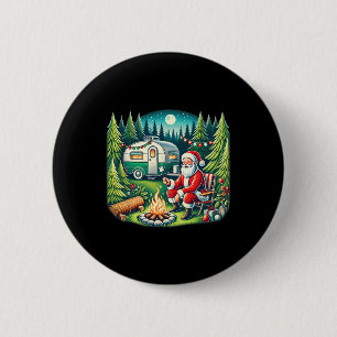 Frohe Campmas Weihnachten Camper Camping Liebhaber Button