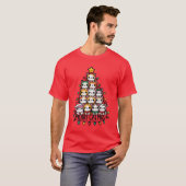 Frohe Catmas Niedliche Katze Weihnachtsbaum Urlaub T-Shirt (Vorne ganz)