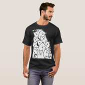 Frohe Catmas Sweatshirt Funny Christmas für Cat Lo T-Shirt (Vorne ganz)