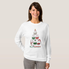 Frohe Catmas Weihnachten T-Shirt