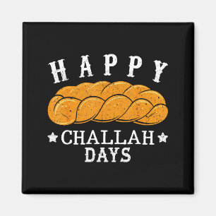 Frohe Challah-Tage Lustiger jüdischer Feiertag Pun Magnet