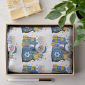 Frohe Chanukka Santa Seidenpapier (Geschenk)