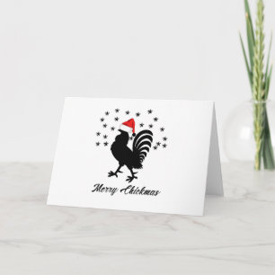 Frohe Chickmas Weihnachtsgebäck Feiertagskarte