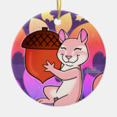 Frohe Chipmunk - Keramik Ornament (Vorne)