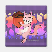 Frohe Chipmunk - Magnet (Vorne)