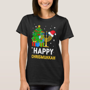 Frohe Chrismukkah Chanukka und Weihnachten 2022 Pa T-Shirt