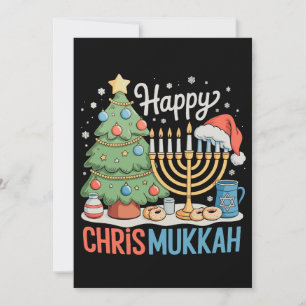 Frohe Chrismukkah Chanukka Weihnachten Chanukkah