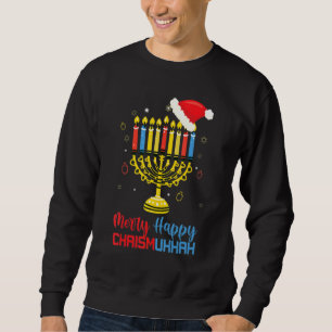 Frohe Chrismukkah Chanukka Weihnachten Jüdische Xm Sweatshirt